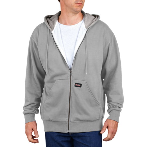 Dickies Men's Lightweight Hoodie Full Zip Work Outerwear Fleece Hooded Jacket 